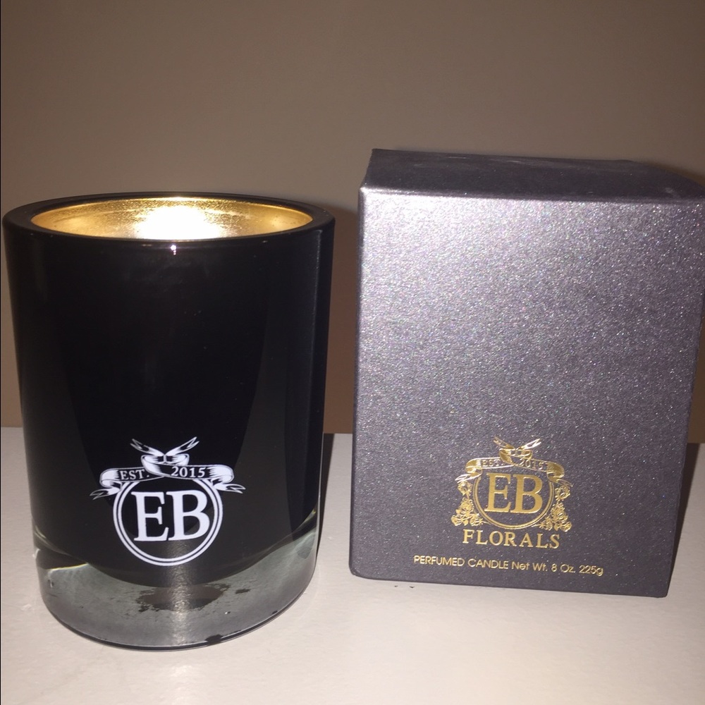 EB Florals Rose candle