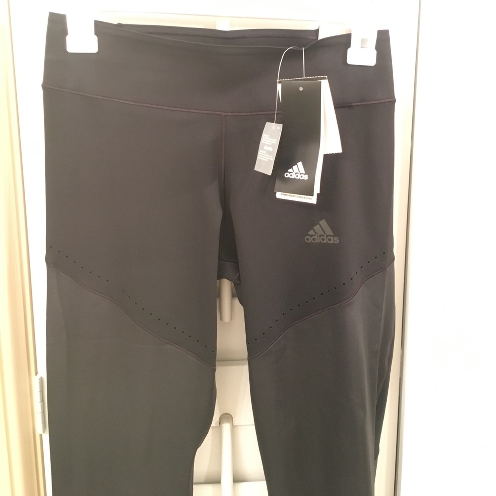 Adidas Avenue A Paneled Black Sport Leggings