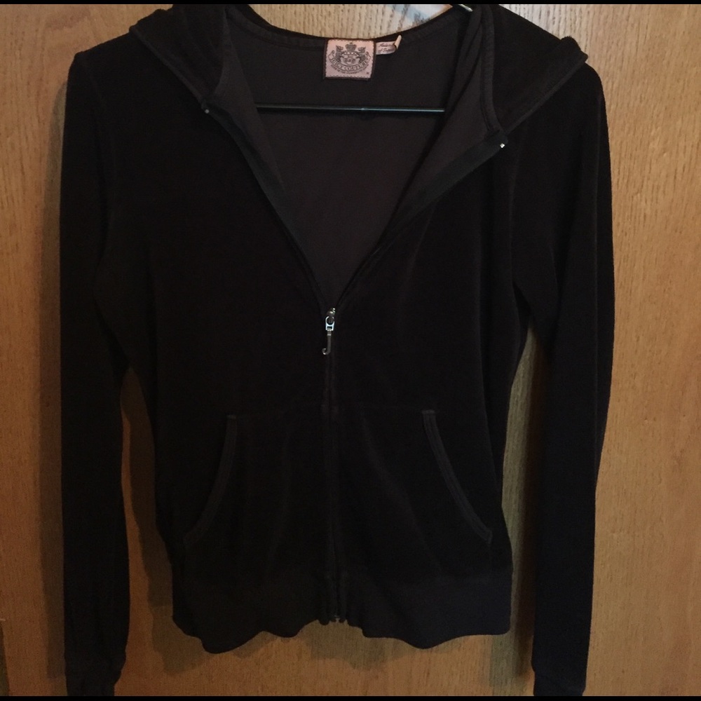 Black Juicy Couture Zip Up 🖤