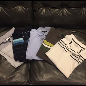 5 Men's Banana Republic Polo Shirts