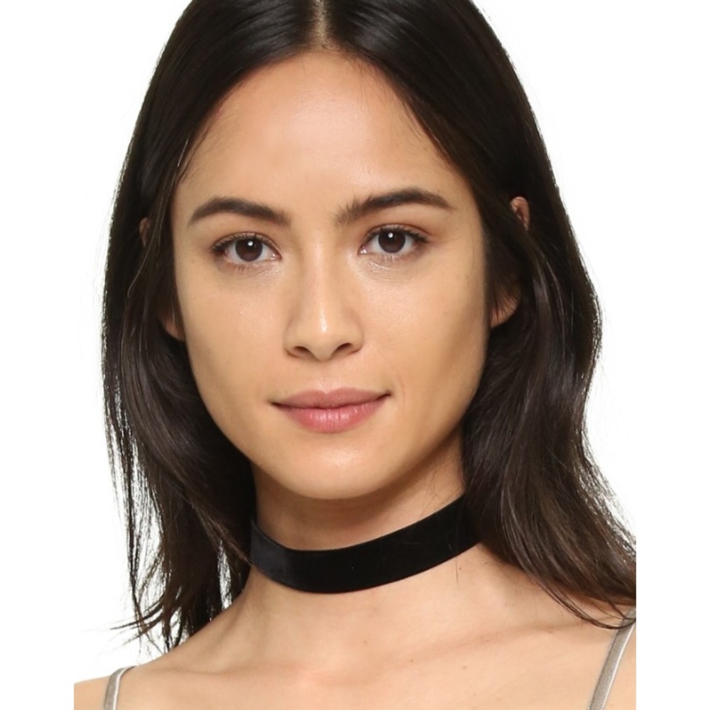 Vanessa Mooney Black Velvet Choker OS