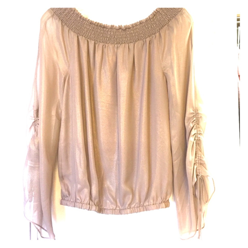 Gold blouse
