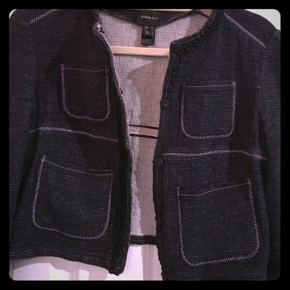 Mango Cropped blazer - Picture 2 of 4