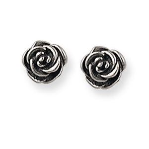 James Avery rose studs