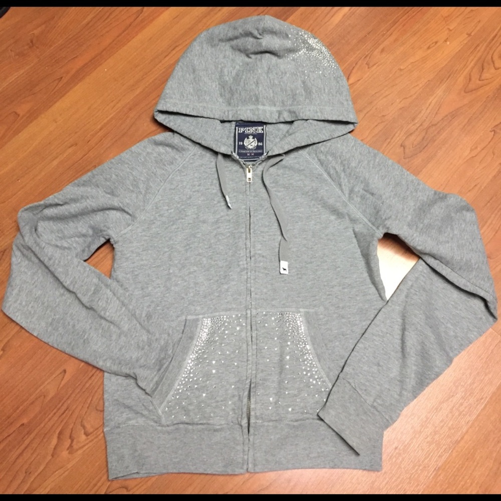 Love Pink- zip up hoodie