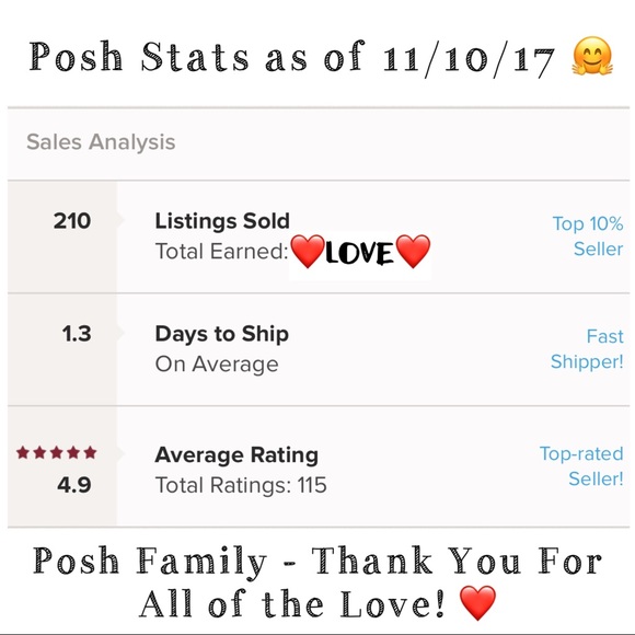 Thank you, Poshers! 🤗🖤 - Picture 7 of 8