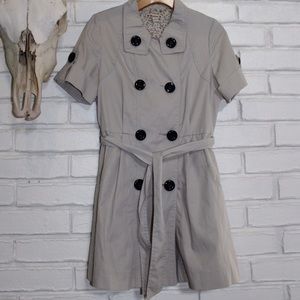 Trench coat dress