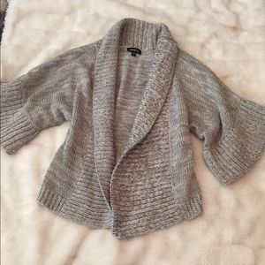 Bebe metallic kimono style sweater