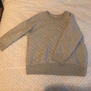 GAP Quilted 3/4 length sleeve sweater