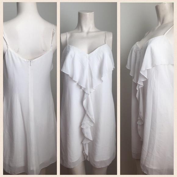 Guess white ruffle dress - Picture 2 of 7