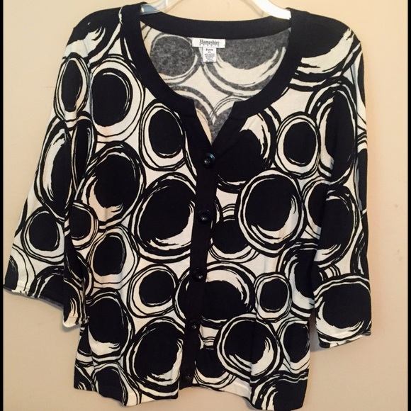 Hampshire Studio Tops - ❗️FINAL MARKDOWN❗️ GEOMETRIC PRINT CARDIGAN