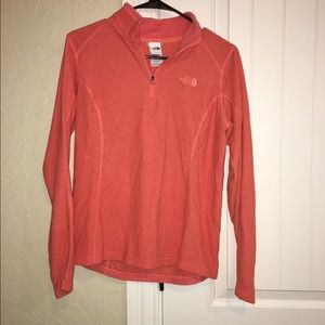 North face 3/4 zip pullover