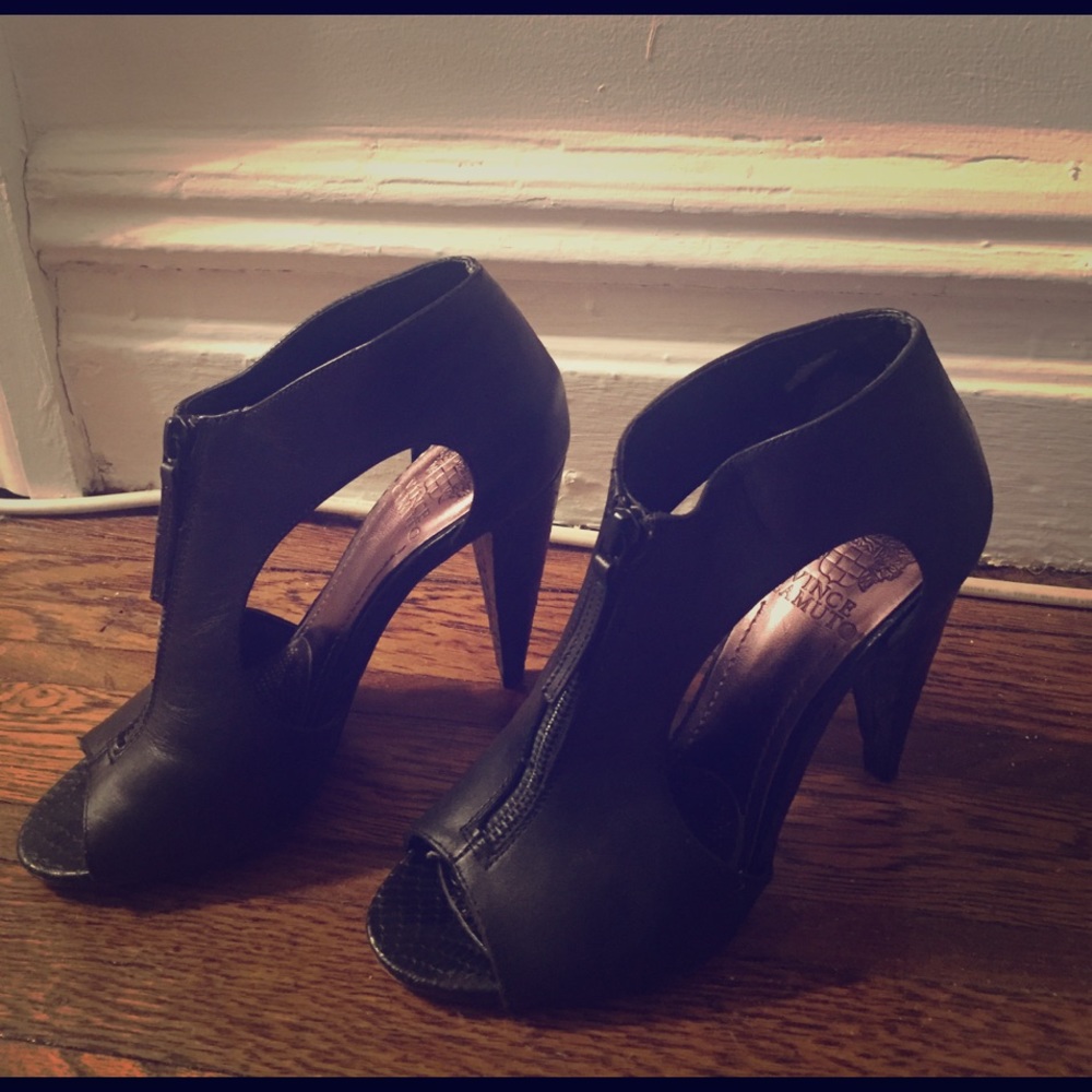 Vince Camuto open toe heels
