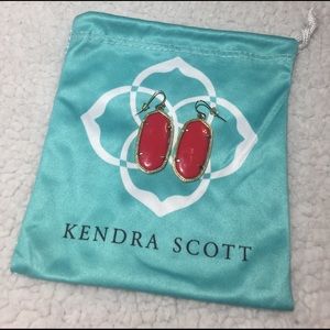 Kendra Scott Elle earrings -Red