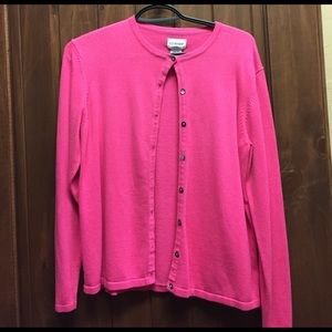Pink cardigan