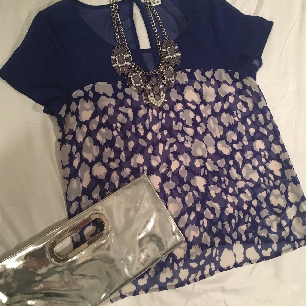 Animal Print Blouse
