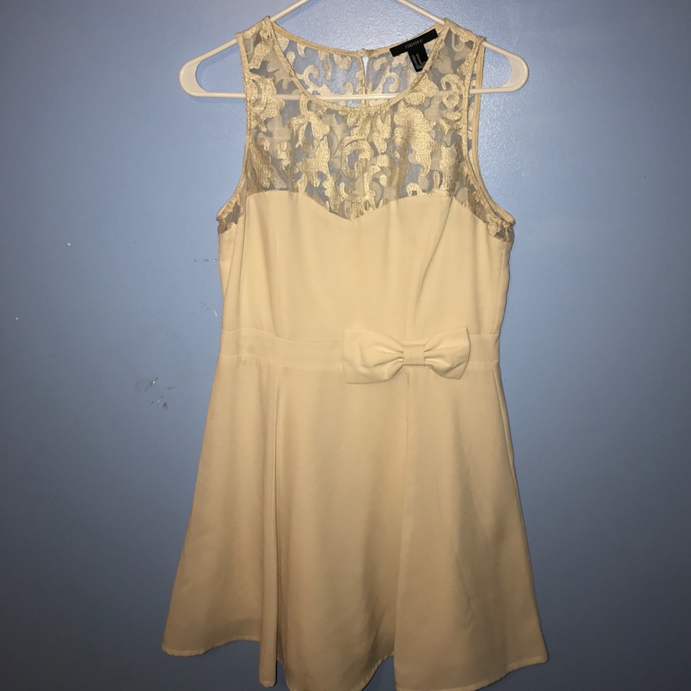 Cream dress
