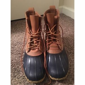 Navy bean boots! Worn once