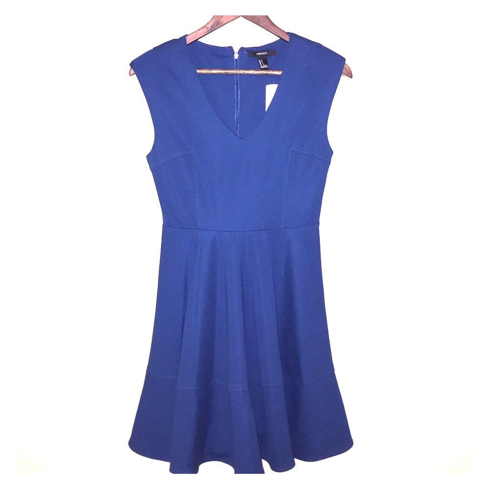 Forever 21 Teal A Line Dress Size S NWT