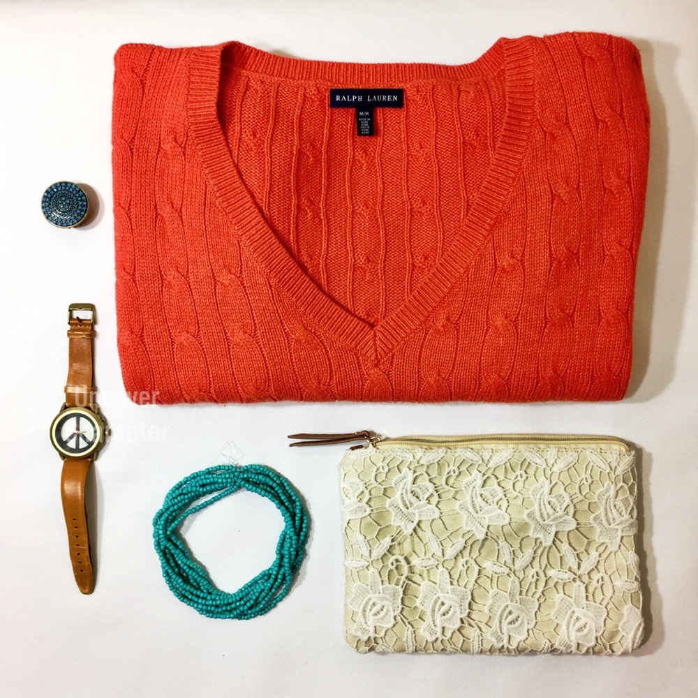 ❤️❤️ Ralph Lauren short sleeved cable knit sweater