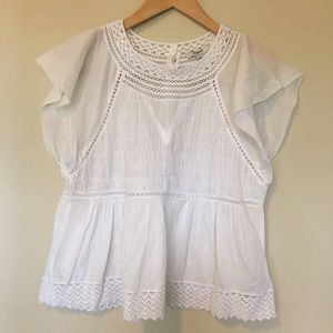 Madewell Eyelet Top