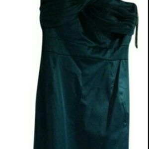 Beautiful satin Harbor blue dress from BCBG