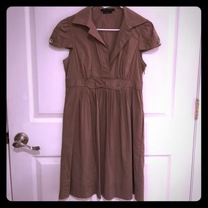 Tan BCBG dress