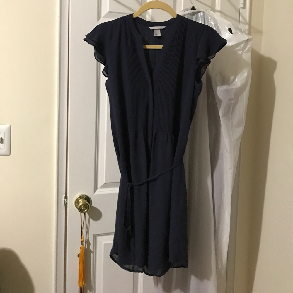 Navy Blue Dress- Like New!