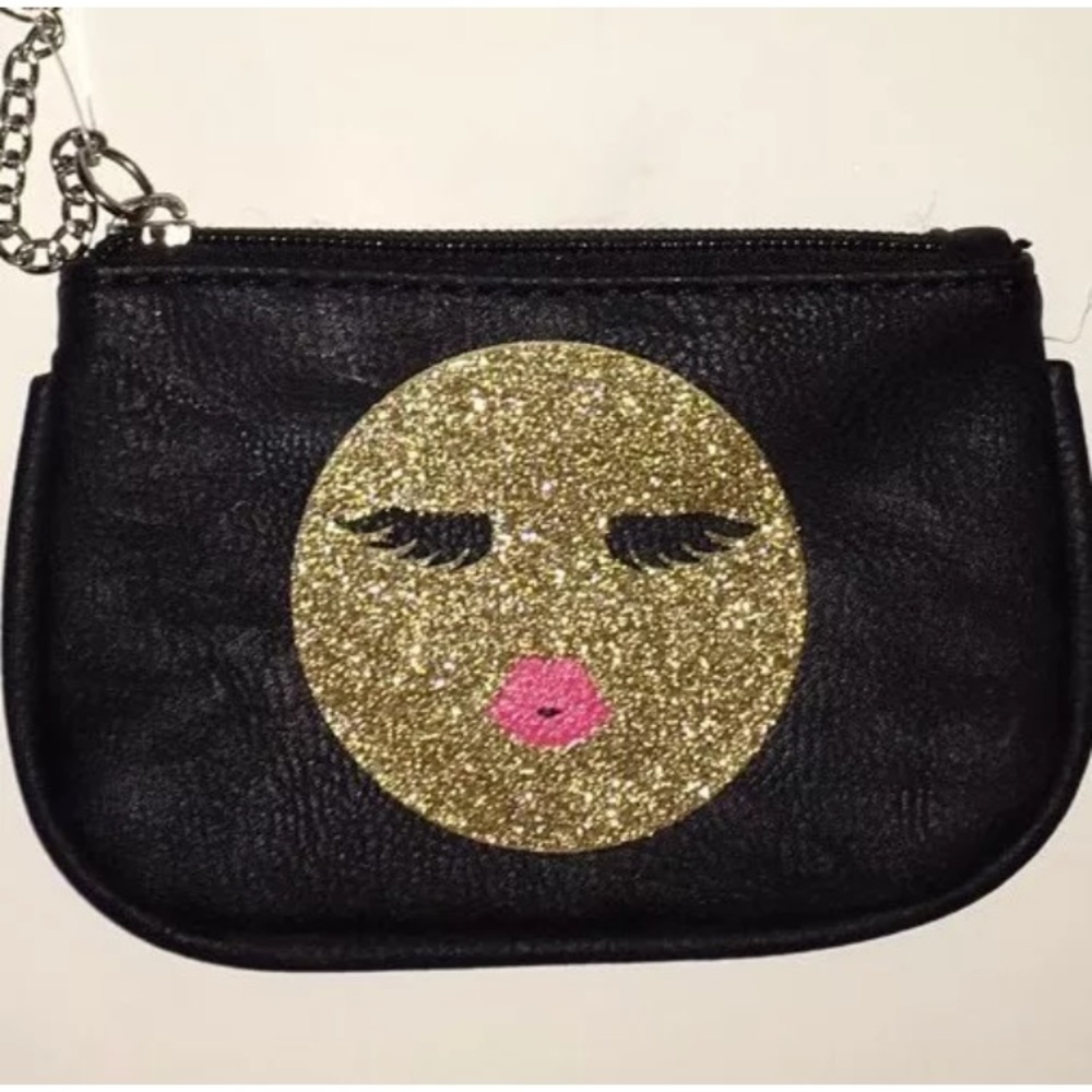 Cute Leather Emoji Coin Purse