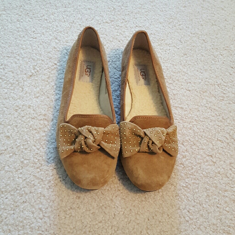 UGG Chestnut Bow Flats