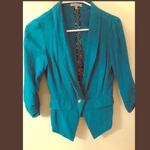 Teal blazer
