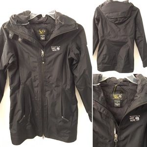 Mountain Hard Wear Rain Jacket Women's Sz XS Black
