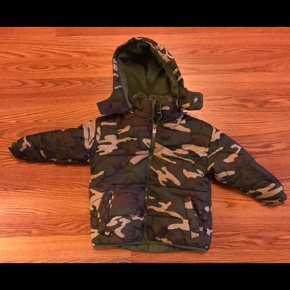 Toddler Boy's Camo Coat