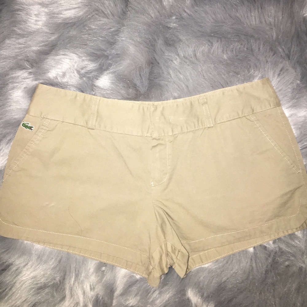 Lacoste khaki shorts