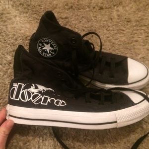"The Doors" black Converse Allstars, High tops
