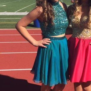 Sherri Hill Two Piece Prom Dress