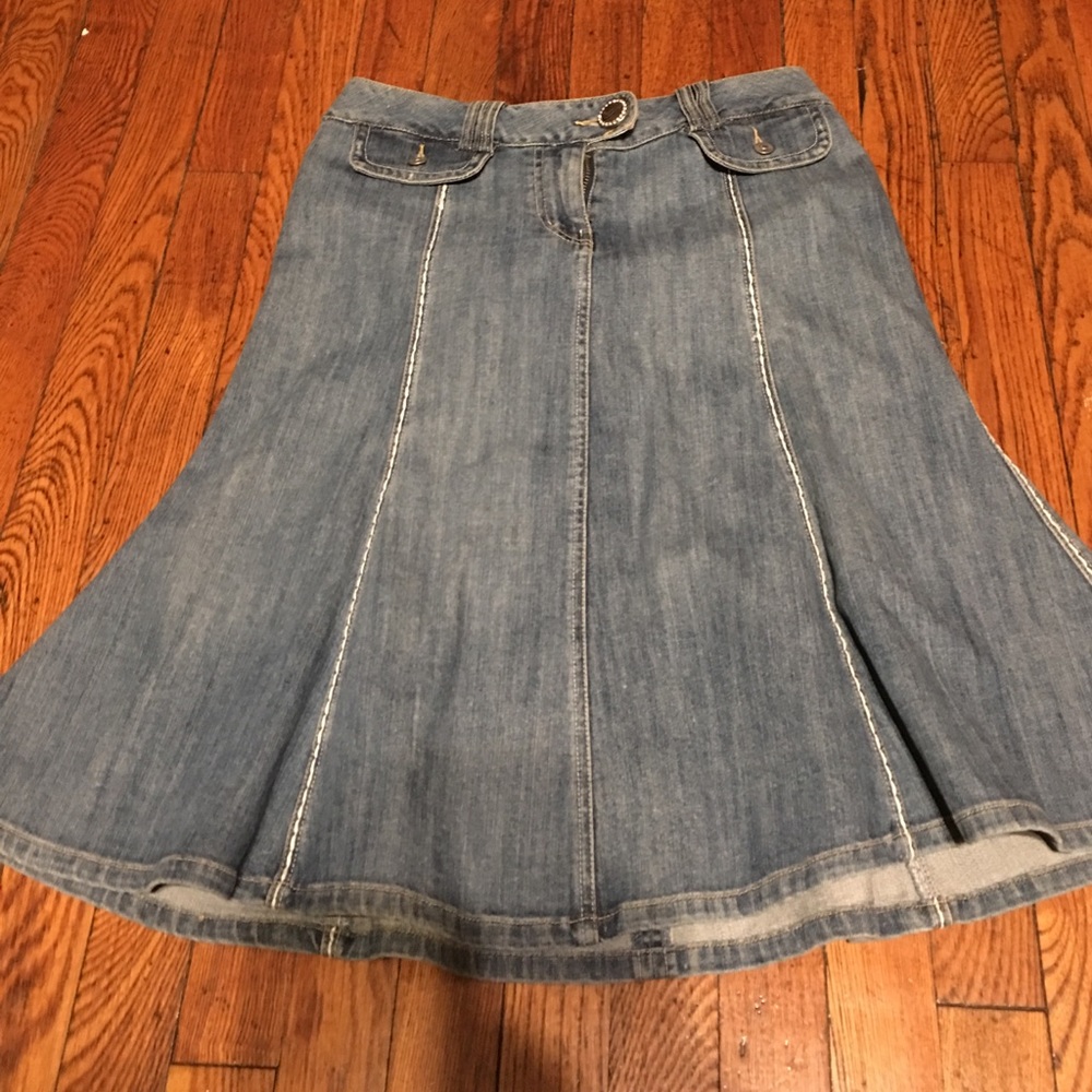 Denim skirt