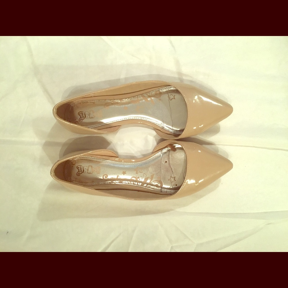 Nude Patent Flats