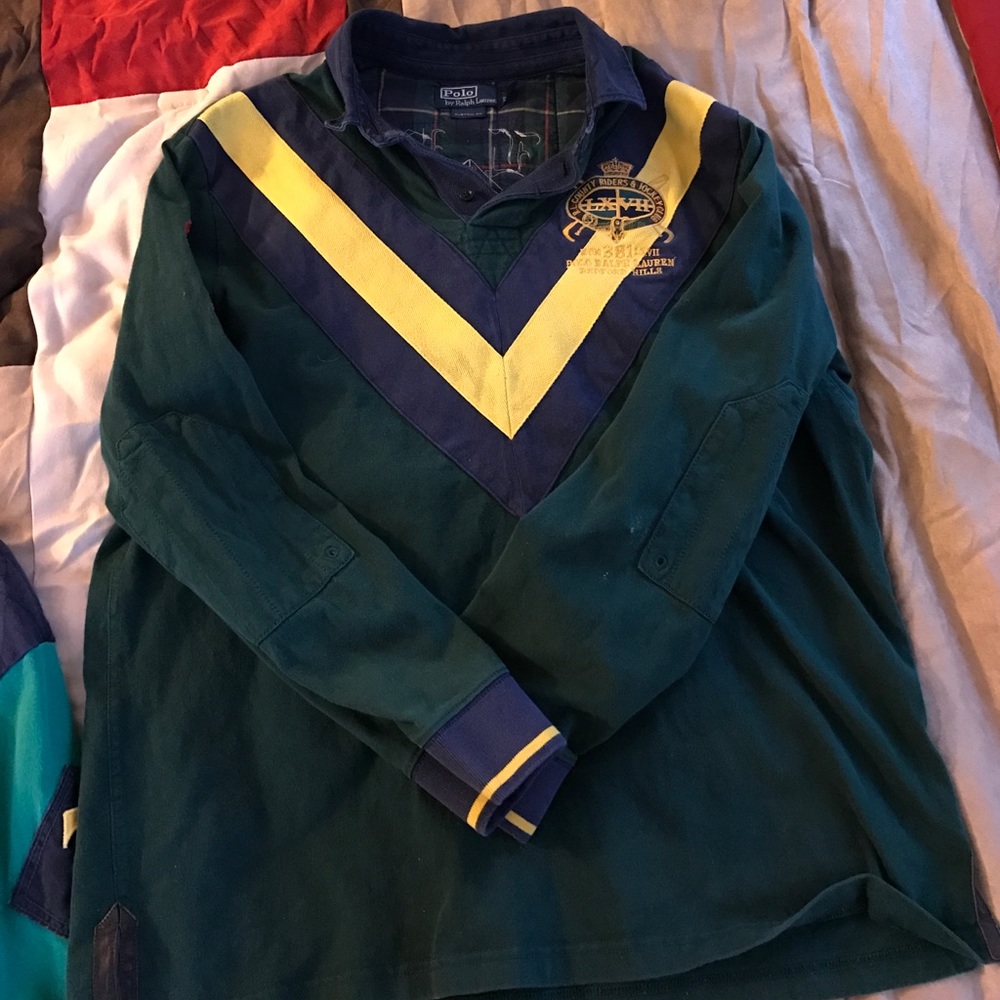 Two long sleeve Polo Rugby's