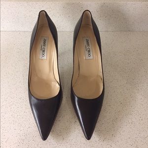 Jimmy Choo dark brown pumps - gently used