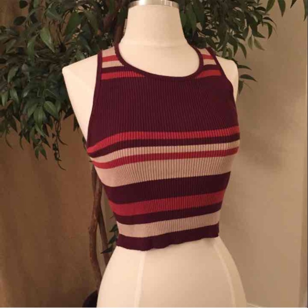 ⚡️SOLD⚡️Striped Crop Top