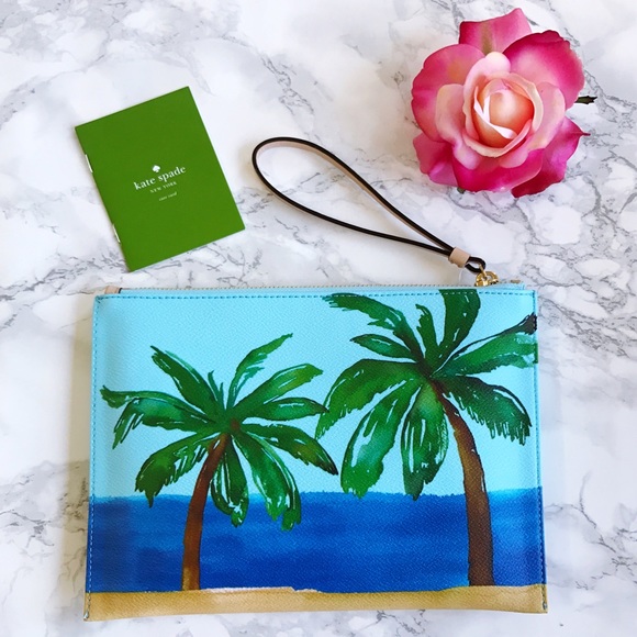 Kate Spade I Need A Vacation Bella Wristlet NWT - Picture 3 of 6