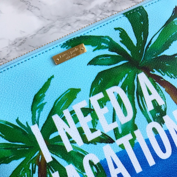 Kate Spade I Need A Vacation Bella Wristlet NWT - Picture 5 of 6