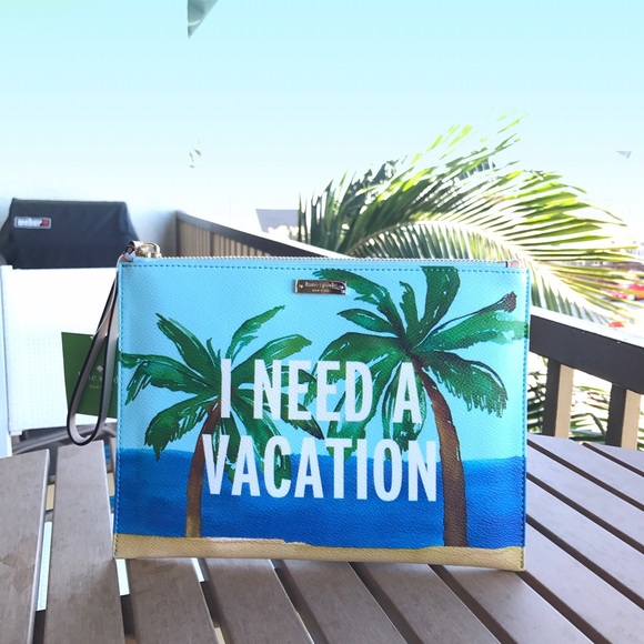 Kate Spade I Need A Vacation Bella Wristlet NWT - Picture 6 of 6