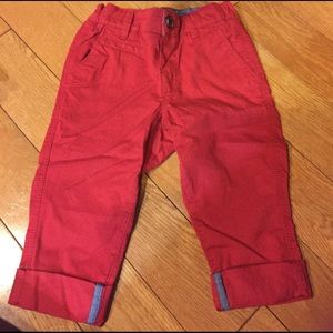 12-18 months red pants