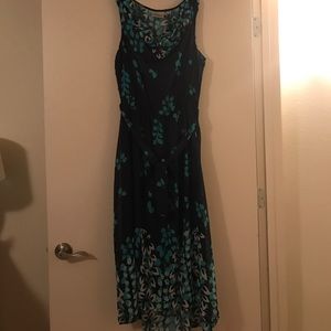 Navy maxi dress avenue