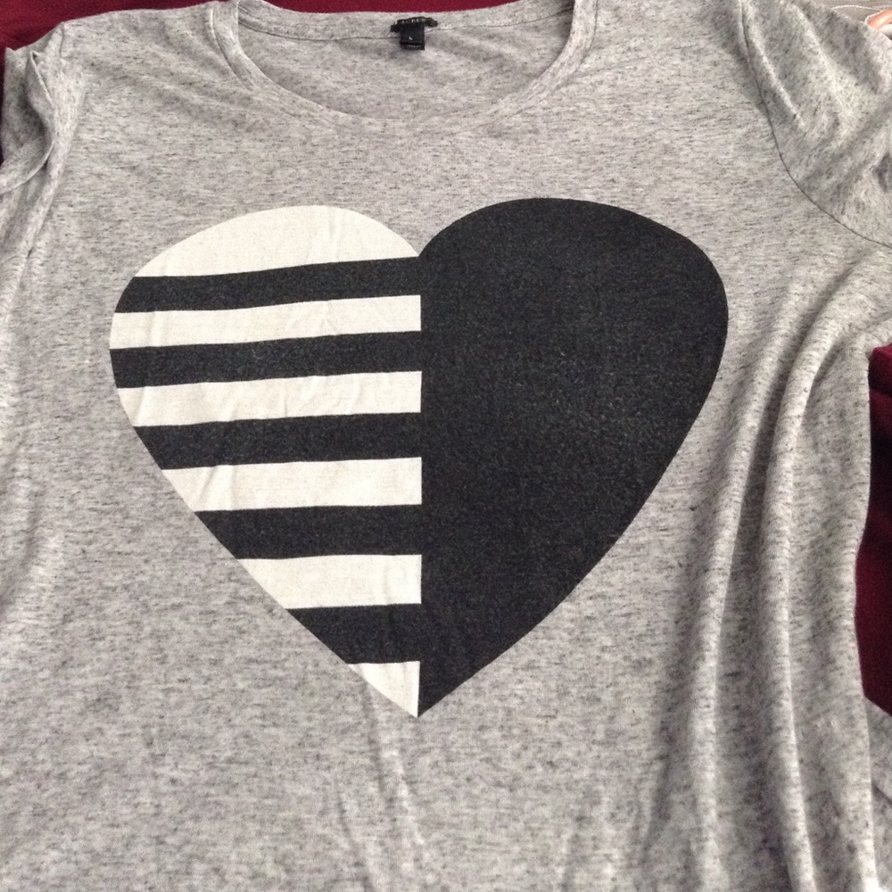 J.crew heart top