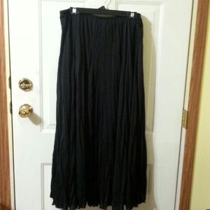 Larry Levine Lined Full Maxi Skirt XL