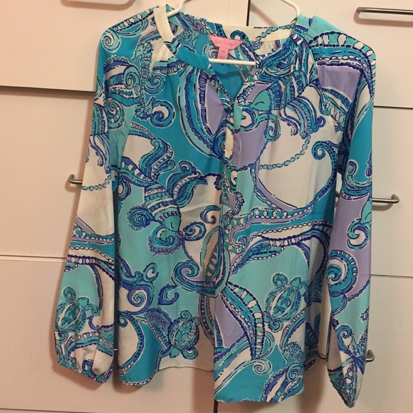Lilly Pulitzer Elsie Top - Picture 2 of 4