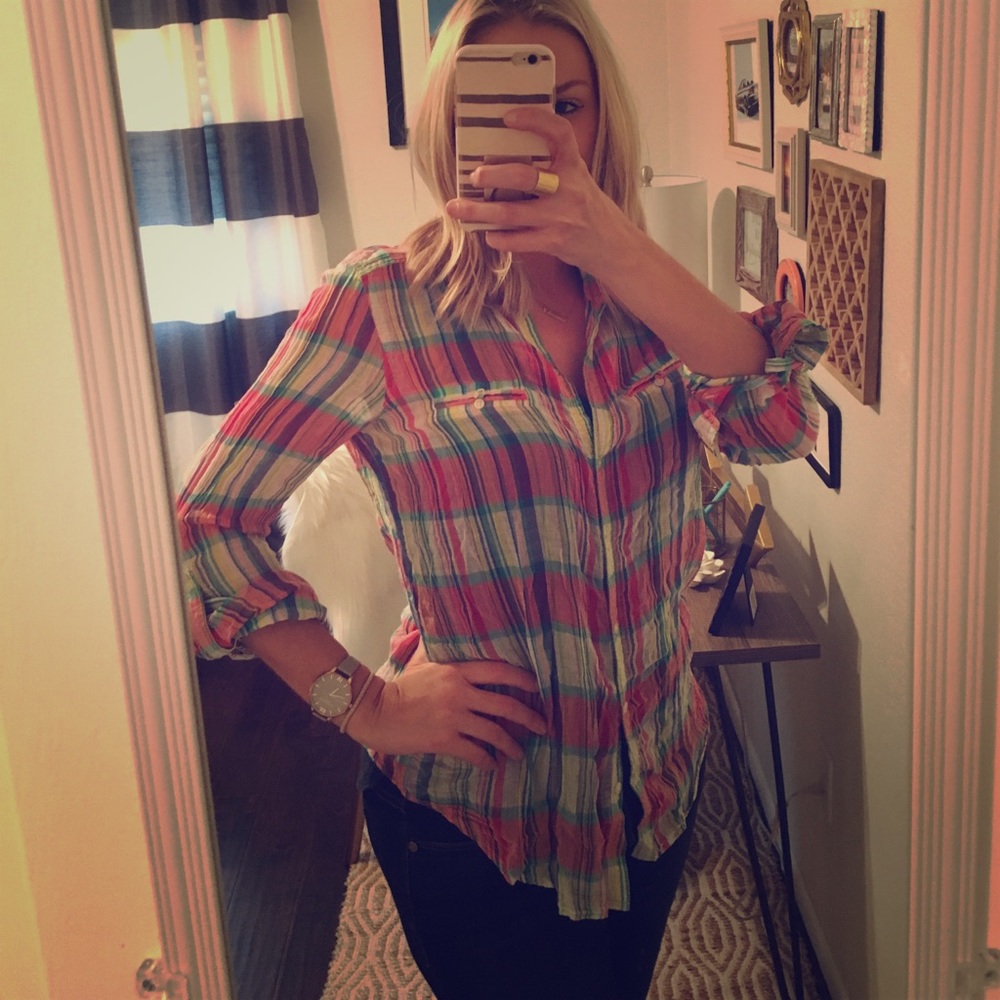 Cute linen top!